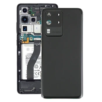 Baterijos galinis dangtelis, skirtas Samsung Galaxy S20 Ultra su fotoaparato objektyvo dangteliu Telefono galinio korpuso dėklo keitimas