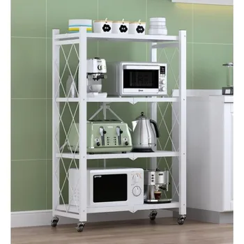  be montavimo sulankstoma virtuvės lentyna virtuvės reikmenims daugiasluoksnė mikrobangų krosnelės laikymo lentyna