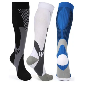 Brothock kompresinės kojinės Nailono medicininės slaugos kojinės Specializuojasi lauko dviračių sporte Greitai džiūstančios kvėpuojančios suaugusiųjų sportinės kojinės