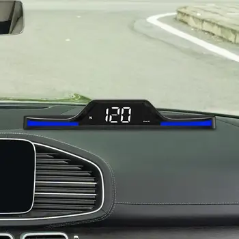 Car Head up Display Modern Time Car Accessories HUD over Speed Warning Skaitmeninis spidometras automobiliams Visos automobilių transporto priemonės Tėvas