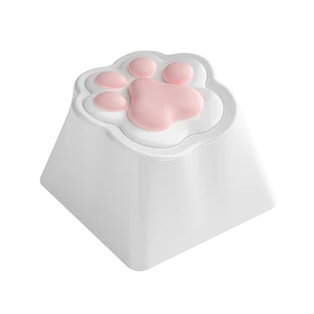 Cat Paw Keycap Keycaps OEM for MX Switches Mechanical Keyboards Silicone ABS Cat Claw Shape Keycaps