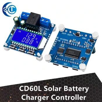 CD60L saulės baterijos įkroviklio valdiklis 12V 24V 48V įkrovimo iškrovimo valdymo modulis esant įtampai Srovės apsauginė plokštė