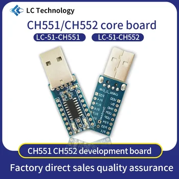 CH551 CH552 Plėtros plokštės pagrindinė plokštė USB ryšys 51 MCU WCH