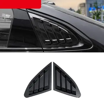 Chevrolet Malibu 2016-2021 ABS galinio šoninio lango kaušelio žaliuzių dangtelis 2vnt (blizgus juodas)