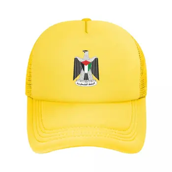 Classic Unisex State Of Palestine Flags Trucker Hat Adult Reguliuojama beisbolo kepuraitė Moterys Vyrai Hip Hop