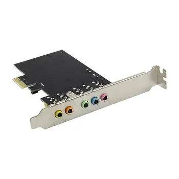 CMI8738 5.1/6CH PCI-E X1 3D stereofoninio erdvinio garso efektas Pagrindinis Pramogos Garso ir vaizdo garso plokštė