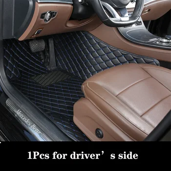 Custom Car Floor Mat for Mini Cooper R50 2001 2002 2003 2004 2005 2006 Full Set Man Foot Pads Luxury Carpet 1Pcs Auto Accessory