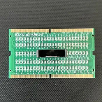 DDR5 atminties lizdo testerio kortelė nešiojamojo kompiuterio pagrindinei plokštei Nešiojamas kompiuteris su LED
