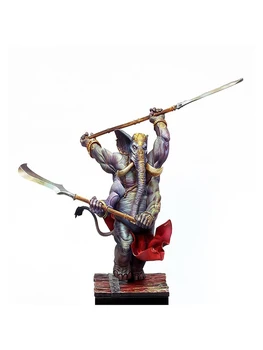 Dervos kareivis 1/24 80mm senovės fantazijos žmogus kareivio stovas Modelis Unassambled Nedažytos figūrėlės konstravimo rinkinys