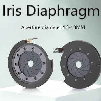 Diafragmos modulis Integruota diafragma Reguliuojama diafragma Rankinis 4.5-18MM priartinimo kondensatoriaus lazeris