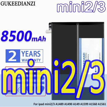 Didelės talpos GUKEEDIANZI baterija 8500mAh skirta iPad mini 2 / 3 A1489 A1490 A149 A1599 A1560 A1561 mini2 mini3