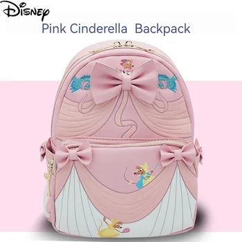Disney Carton Creative Pelenės dizainas Rožinė kuprinė Miela princesės kuprinė Neperšlampama Dilimui atspari Studentai Kalėdinės dovanos