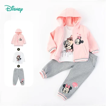 Disney Kawaii gobtuvo rinkinys Animacinis filmas Anime Minnie Mouse Mickey Princess Autumn Casual Comfortable Plush Children Sportinės aprangos dovanos