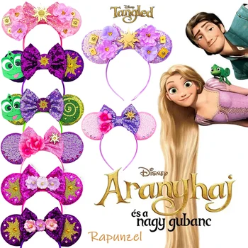 Disney Rapunzel plaukų juostos moterims Chameleonas Saulės gėlių ausys Galvos juostos Vaikai Blizgučiai Lankas Plaukų juosta Mergina Susivėlę plaukai Aksesuarai