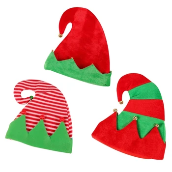 E5BB Comfort Christmas Hats Adult Santa Hats for Christmas New Year Festivel