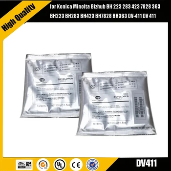 Einkshop DV411 Developer Powder for Konica Minolta Bizhub BH 223 283 423 7828 363 BH223 BH283 BH423 BH7828 BH363 DV-411 DV 411