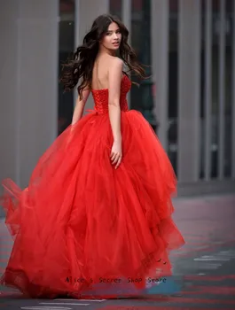 Elegance A-Liine raudonos vestuvinės suknelės Mielaširdingi nuotakos chalatai be rankovių moterims Pagal užsakymą pagaminta plius dydžio nuotakos suknelė 2021