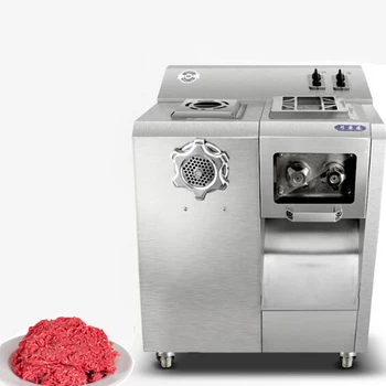 Elektrinė mėsmalė Komercinė dešros mašina Nerūdijančio plieno mėsos pjaustytuvas 2200W