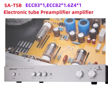 Elektroninio vamzdžio pirminio stiprintuvo stiprintuvas,HIFI Bluetooth,Su aukštais, vidutiniais, žemais tonais,Ecc83×1,ECc82×1.6Z4×1