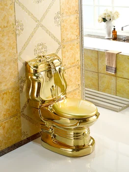 europietiško stiliaus rūmai auksas prabangus retro viešbučio spalva padalintas kūrybinis tualetas