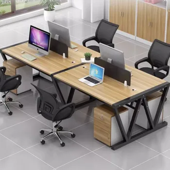 Executive Monitor Office Desk Boss Conference Workflow Filing Study Modern Office Desk Standing Scrivania Legno Furniture HDH