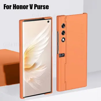 For Honor V Purse 5G Candy Color Skin Feel Matte Phone Case Capa For Honor V Purse VCA-AN00 Funda Hard PC apsauginis atverčiamas dangtelis
