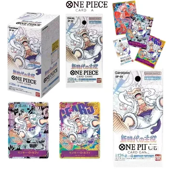 Genuine Japanese One Piece Cards Box Opcg-05 Booster Anime Luffy Nika Form Hancock Zoro Kolekcinės ribotos prekybos žaidimų kortelės