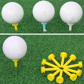 Golf Tee Įvairiaspalvė sporto įranga Kamuoliuko laikiklis Golfo žaidėjo priedas