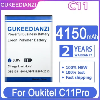 GUKEEDIANZI C 11 4150mAh pakaitinė baterija Oukitel C11 Pro C11Pro C 11 Pro Batteria + sekimo numeris