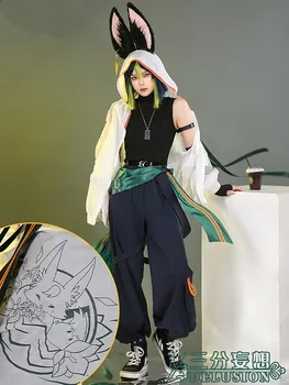 Hot Game Genshin Impact Rose Tighnari Fashion Daily Uniforms Cosplay kostiumas Anime vyrų vaidmenų žaidimų drabužiai 2023 m. Dydžiai S-XL