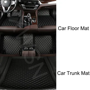 Individualizuotas automobilio grindų kilimėlis Audi Q8 2019-2023 S1 2 Durys 2014-2018 S3 Sedanas R8 RS3 Interjero aksesuarai Kiliminė automobilio bagažinė Kilimėlis