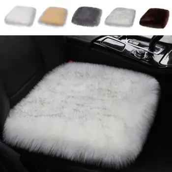 itin šilti pliušiniai automobilinių kėdučių užvalkalai Universalūs pūkuoti sėdynių užvalkalai žieminių automobilių sėdynių apsauginiams pagalvėlėms Kilimėlis automobilių priedams
