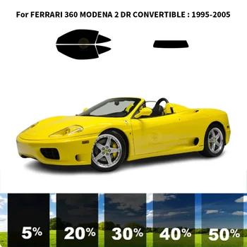 Iš anksto supjaustytas nanokeramikos automobilis UV langų atspalvio rinkinys Automobilinė langų plėvelė FERRARI 360 MODENA 2 DR KABRIOLETAS 1995-2005