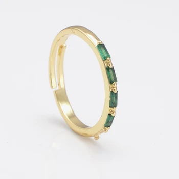 Išskirtiniai atviri reguliuojami žiedai Įdėklas Aukštos kokybės cirkono moterų romantiškų papuošalų jubiliejinė dovana Saldaus stiliaus Anillo 5 vnt