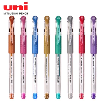 Japonija UN Uniball gelinis rašiklis UM-151 Metalo/pieno spalvų serija Parašo rašiklis Spalvotas rankinis sąskaitos rašiklis 0.7mm Tapybos raštinės reikmenys
