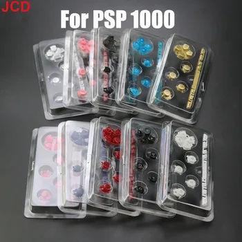 JCD 1set PSP 1000 konsolės atsarginių mygtukų rinkinys 3 in 1 pilno rakto rinkinys PSP 1000 konsolės atsarginis mygtukas ABXY mygtukų rinkinys