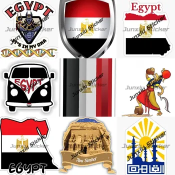 Kairas Egiptas Emblema Decal Horus Decals Egipto deivė Sekhmet lipdukas Abu Simbel Egiptas Pasaulio orientyras Kelionių lipdukai Priedai