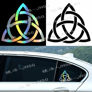 Knot Triquetra Trinity Celtic Symbol Fun Car lipdukai ir lipdukai KK Vinilo neperšlampamos transporto priemonės išorinės apdailos priedai