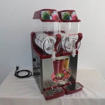 Komercinė sniego tirpinimo mašina kavinės užkandžių barui Pagrindinis Šaltų gėrimų gamintojas Slushy Machine