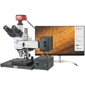 KOPPACE 8,3 milijono pikselių 380X-3800X metalurginis mikroskopas 4K HD kamera palaiko matavimą ir vaizdo įrašymą