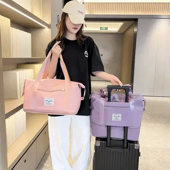 korėjiečių mada Y2k didelė kelioninė kuprinė moters makiažo krepšys sausas šlapias atskyrimas pirkėjas vandeniui atsparus sportinis nešiojamas kompiuteris dizainerio rankinė