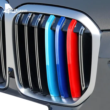 KUNGKIC For BMW X7 G07 2023 2024 Automobilis Priekinės grotelės Juostelės Dangtelio tinklelis Juostelės spaustukai Apdaila Automobilių sportas Apdailos aksesuarai Stilius
