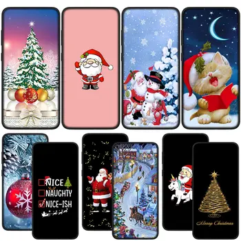 Linksmų Kalėdų senio Kalėdų senelio sniego senio elnias, skirtas Samsung Galaxy A10 A20 A22 A30 A31 A32 A50 A51 A52 A53 A72 A33 A73 dėklas