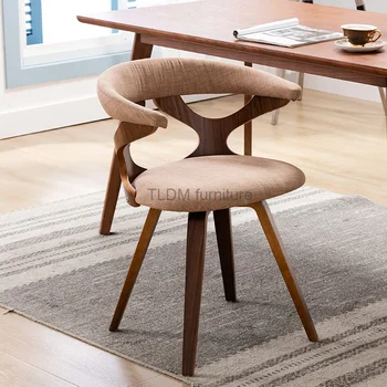 Lounge Fotelis Valgomojo kėdės Ergonomiškas stalo dizainas Sosto valgomojo kėdės Odinė kopija Cucina Arredo Balkono baldai WRX