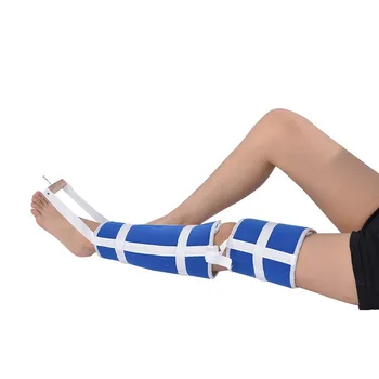 medicininė apatinių galūnių fiksacija Dirželis kvėpuojanti kojų traukos apsauga diržas šlaunies blauzdos kelio lūžis Reabilitacijos tempimo juosta