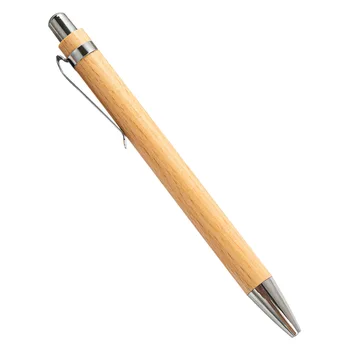 Medinis tušinukas studentų vienspalvio gelinio rašiklio biuro reikmenims