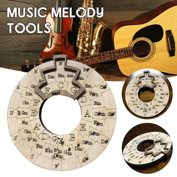 Medinės melodijos įrankis su penktokų ratu Šiuolaikinė mokymo muzikos instrumentų pagalba Muzikinė edukacinė priemonė