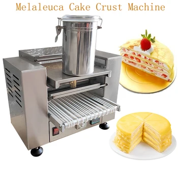 Melaleuca pyrago plutos mašina Pramonės pyragų sluoksnių gamybos mašina Vienos eilės Mille Crepe blynų mašina Chapati gamintojas