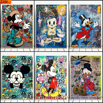 Mickey ir Minnie Diamond Painting Diamond Mosaic Cross Stitch Kits Full Diamond Siuvinėjimo kambario dekoravimas