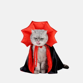 Mieli Helovino augintinių kostiumai Cosplay vampyrų apsiaustas mažam šuniui Katės kačiuko šuniuko suknelė Kawaii naminių gyvūnėlių drabužiai Kačių aksesuarai Dovana